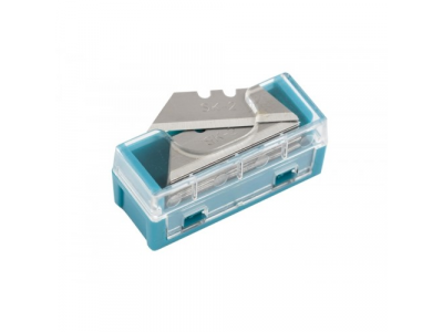 Лезвия МИНИ, 9 мм, трапециевидные, пластиковый пенал, 15 шт. GROSS